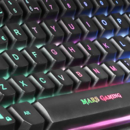 Mars gaming mcptkles tecl+rat rgb h-mech