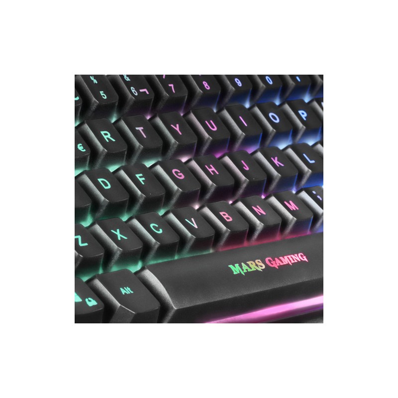 Mars gaming mcptkles tecl+rat rgb h-mech