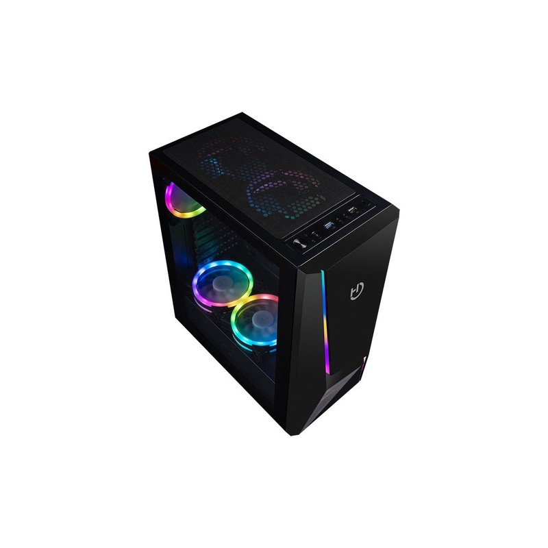 Hiditec semitorre v20 pro argb cristal templado