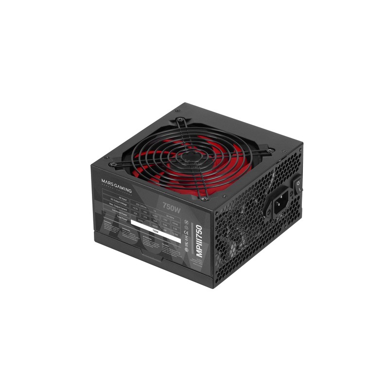 Mars gaming fuente alimen. mpiii 750w, 85% silent
