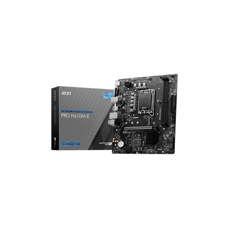 Msi placa base pro h610m-e ddr5 matx 1700