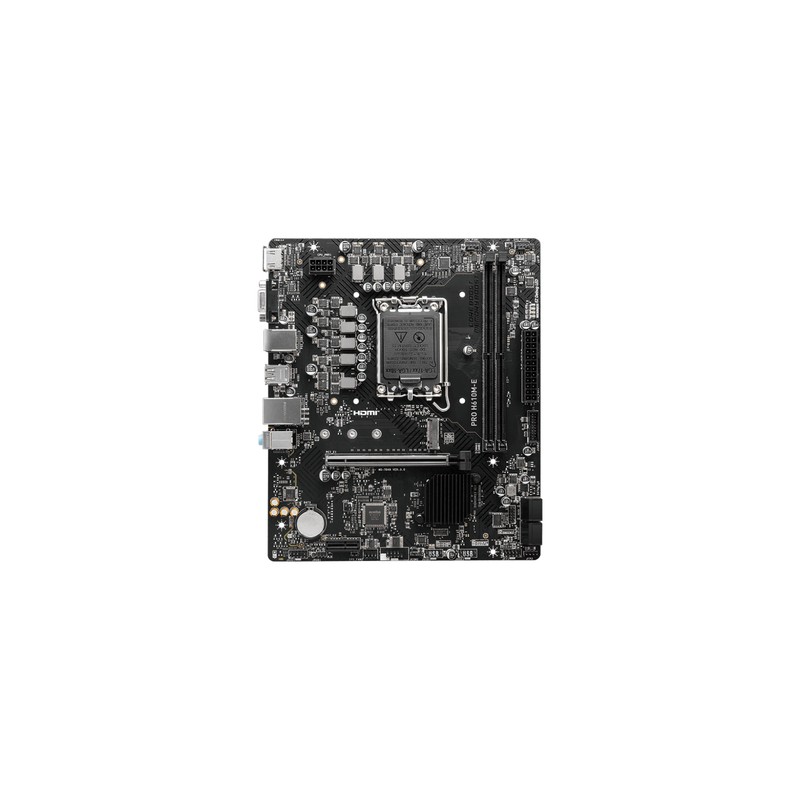 Msi placa base pro h610m-e ddr5 matx 1700