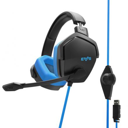 Headset Gaming Energy Sistem Esg 4 Sorround 7.1 Blue Depp Bass Microfono Boom Mic