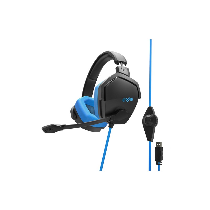 Headset Gaming Energy Sistem Esg 4 Sorround 7.1 Blue Depp Bass Microfono Boom Mic