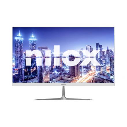 Monitor 24" Hdmi Vga Nilox Nxm24fhd01w Led Fhd 1920x1080 75hz 5ms 220cd/m² Vesa 75x75mm Blanco