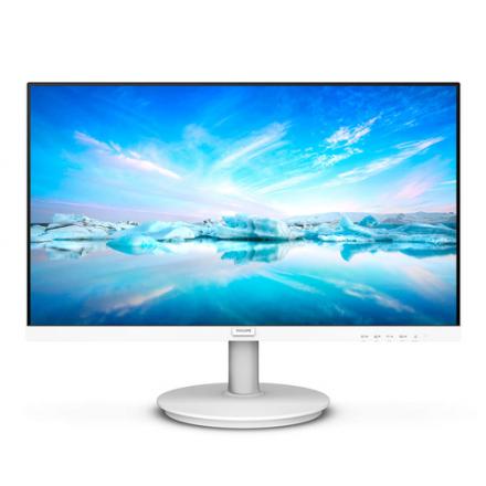 Monitor 24" Hdmi Vga Philips 241v8aw Ips Fhd 75hz 250 Cd/m 4ms Altavoces Vesa 100x100 Color Blanco