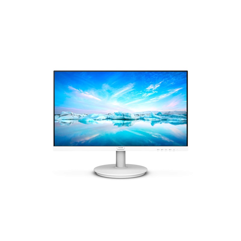 Monitor 24" Hdmi Vga Philips 241v8aw Ips Fhd 75hz 250 Cd/m 4ms Altavoces Vesa 100x100 Color Blanco