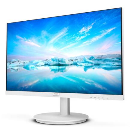 Monitor 24" Hdmi Vga Philips 241v8aw Ips Fhd 75hz 250 Cd/m 4ms Altavoces Vesa 100x100 Color Blanco