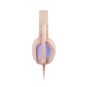 Headset Mars Gaming Mh320 Pink Hi-fi Ultra-bass 3d Jack 3.5mm Iluminacion Rgb Flow (alimentada Por Usb) Micro Con Cancelacion