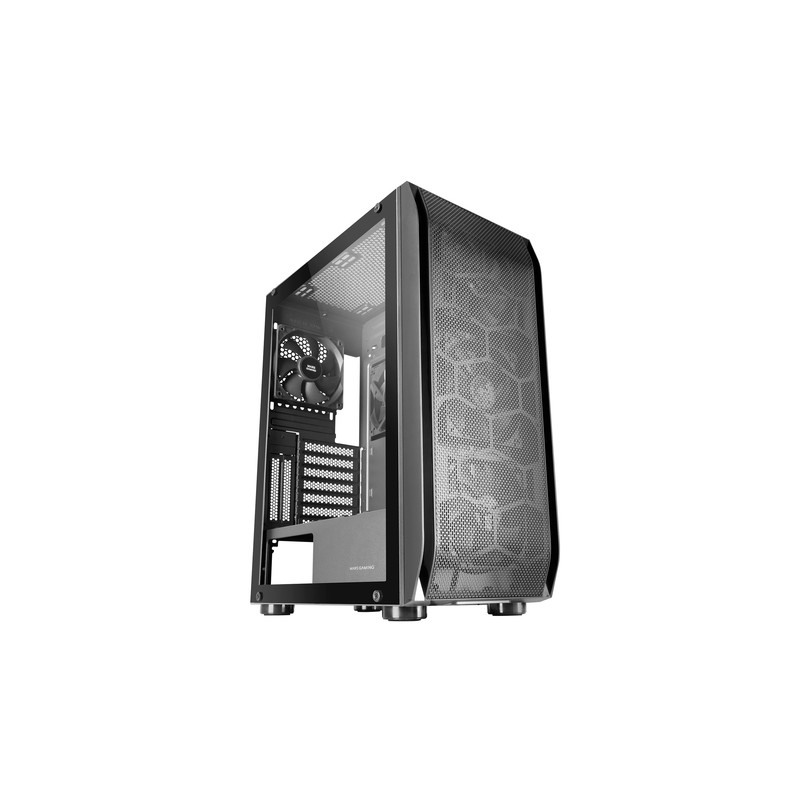 Caja E-atx Torre Gaming Mars Gaming Mc-pro2 Xxl Black Laeral Creistal Templado Frontal Rejilla Con 3+2 Ventiladores Incluidos