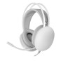 Headset Mars Gaming Mh-glow White Jack 3.5mm Y Alimentacion Por Usb Iluminacion 360º Chroma En Diadema Y Auriculares Sonido U