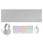 Pack Teclado Mouse Headset Y Alfombrilla Mars Gaming Mcp-rgb3 White Teclado Tkl H-mech Red Mouse Rgb Flow 3200dpi Headset Frg