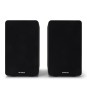 Altavoces 2.0 Hifi Pasivos Aiwa Sp-a100 Color Negro 2x70w Rms Conectores Chapados En Oro