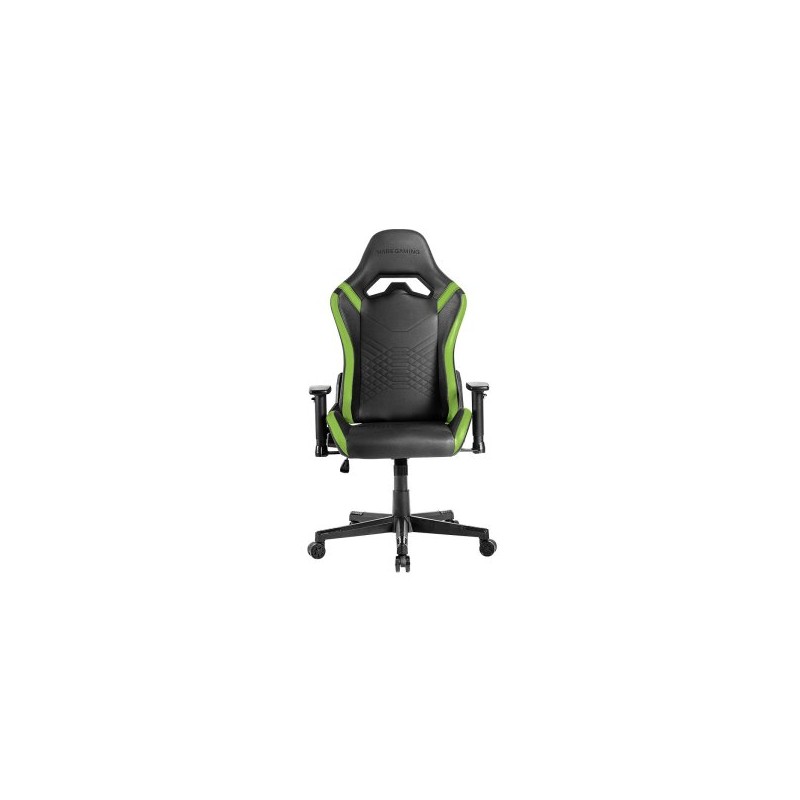 Silla Gamer Mars Gaming Mgcprobg Negra Con Detalle Verdes Brazos Regulables En Altura Reclinable 135º Cojines Ergonomicos Sof