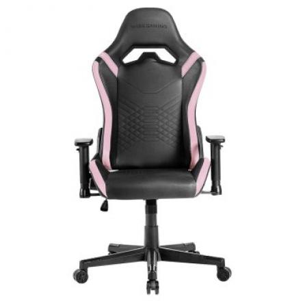 Silla Gamer Mars Gaming Mgcprobpk Negra Con Detalle Rosas Brazos Regulables En Altura Reclinable 135º Cojines Ergonomicos Sof