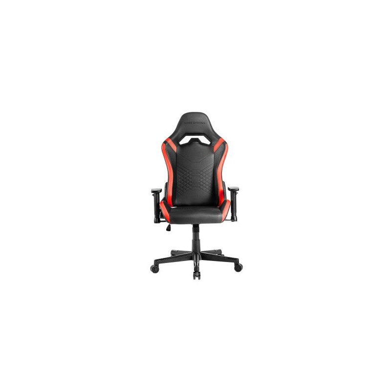 Silla Gamer Mars Gaming Mgcprobr Negra Con Detalle Rojos Brazos Regulables En Altura Reclinable 135º Cojines Ergonomicos Soft