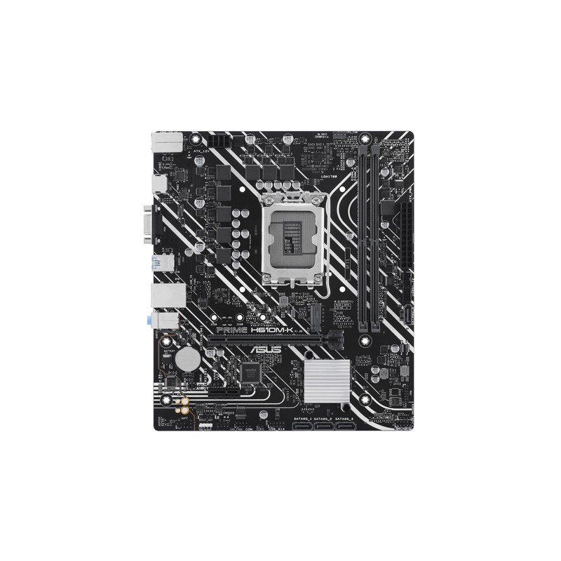 Pb Asus Prime H610m-k Skt Lga 1700 M-atx Ddr5-5600mhz Hdmi Dvi Vga 1xpcie 4.0 1xpcie 3.0 M.2 Glan Usb3.2