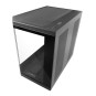 Caja Atx Semitorre Gaming Mars Gaming Mc3tcore Color Negro 3 Paneles De Cristal Templado Doble Camara Lateral
