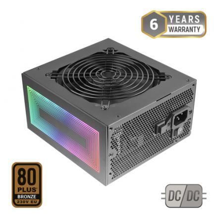 Fuente De Alimentacion Mars Gaming 750w Black Argb Certificado 80+ Bronze Apfc Vent. 12x12mm Dc-dc