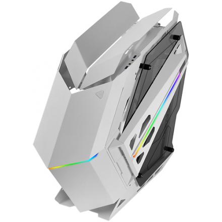 Caja Atx Semitorre Mars Gaming Titan White Diseño Extremo Capacidad Xxl Iluminacion Argb Con Hub