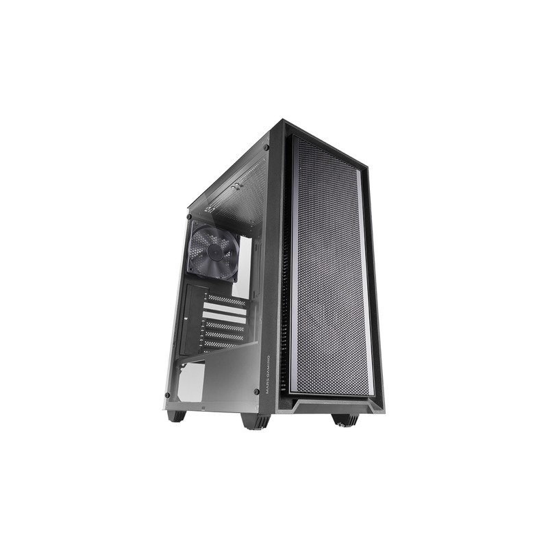 Caja Atx Semitorre Mars Gaming Mcpmax Pure Black Frontal Mesh 4xfbd 120mm 2x2,5 2x3.5 Usb 3.0