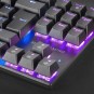 Teclado Mecanico Compacto Tkl Mars Gaming Mk80 Italiano Black Iluminacion 12efectos Switch Marron  Rgb Pr De 1000hz