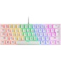 Teclado Mecanico Ultra Compacto Mars Gaming Mk60br Italiano White Switch Marron Pr De 100hz Anti-ghosting Avanzado Iluminacio