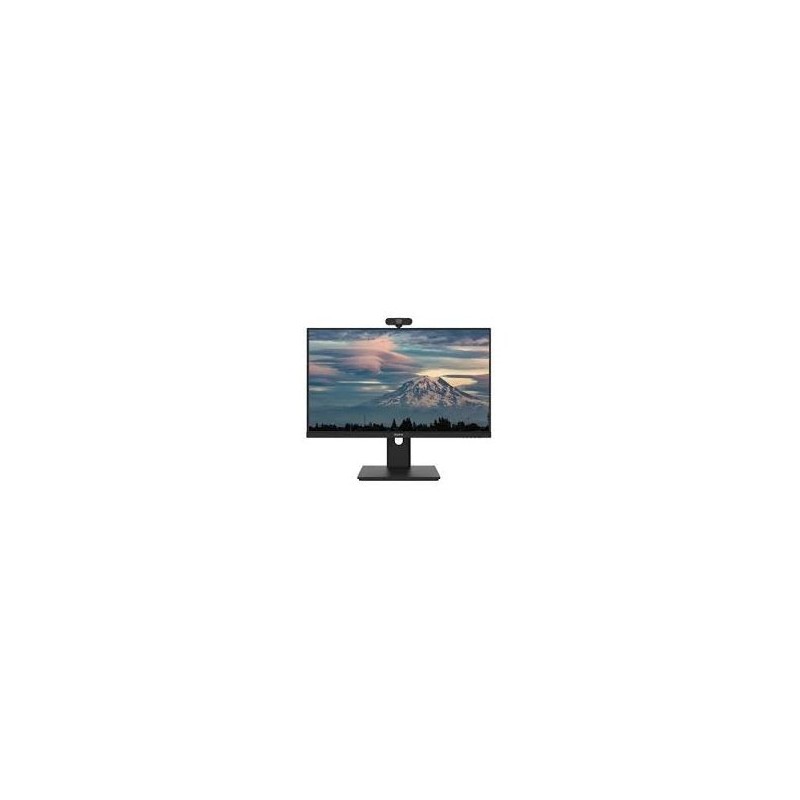 Monitor 24" Hdmi Vga Approx Appm24swbv3 Fhd 1920x1080 12hz 4ms Webcam 2mp Altavoces Regulable En Altura Y Pivotante Color Bla