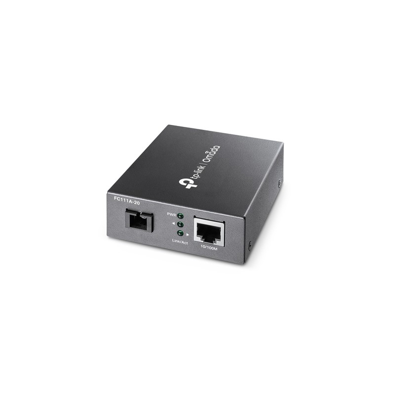 CONVERSOR MEDIOS TP LINK TL-FC111A-20 MONO MODE WDM A SC - RJ45 FAST 20KM