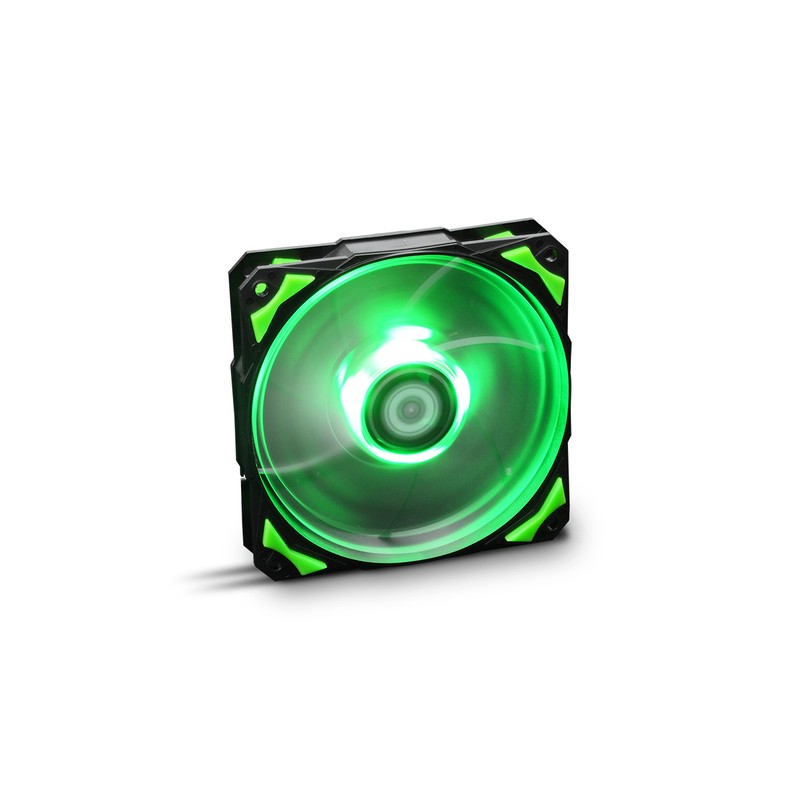 VENTILADOR CAJA NOX HUMMER H-FAN LED 120MM NEGRO LED VERDE