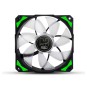 VENTILADOR CAJA NOX HUMMER H-FAN LED 120MM NEGRO LED VERDE