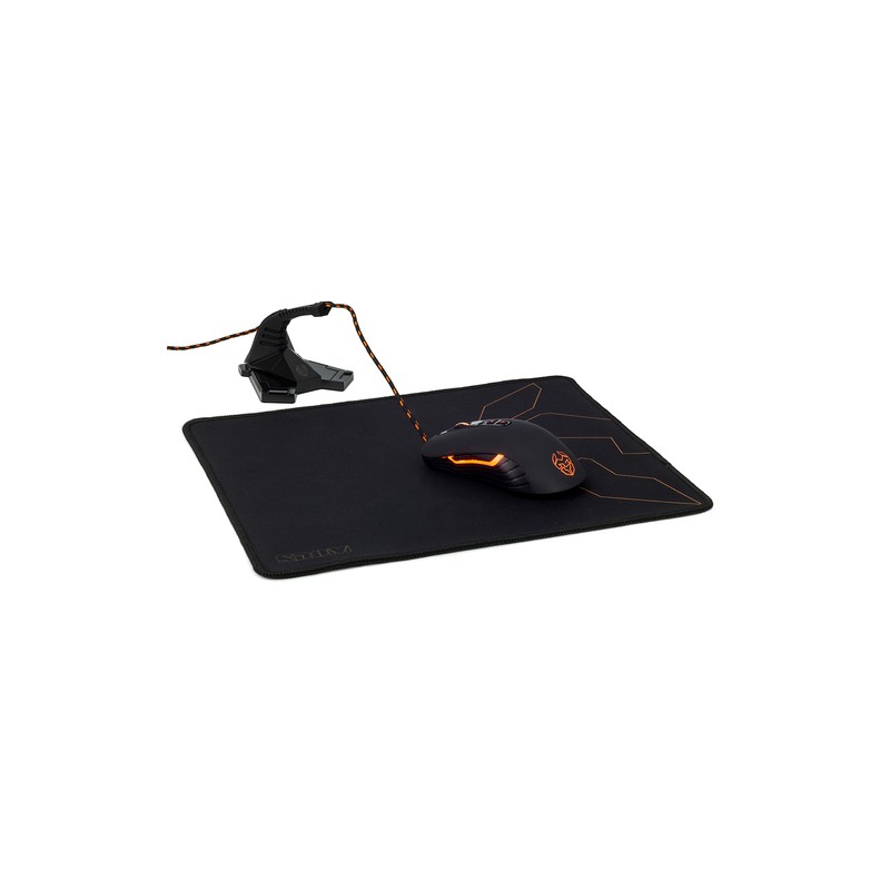 ALFOMBRILLA GAMING KROM KNOUT SPEED NEGRO 320X270X3