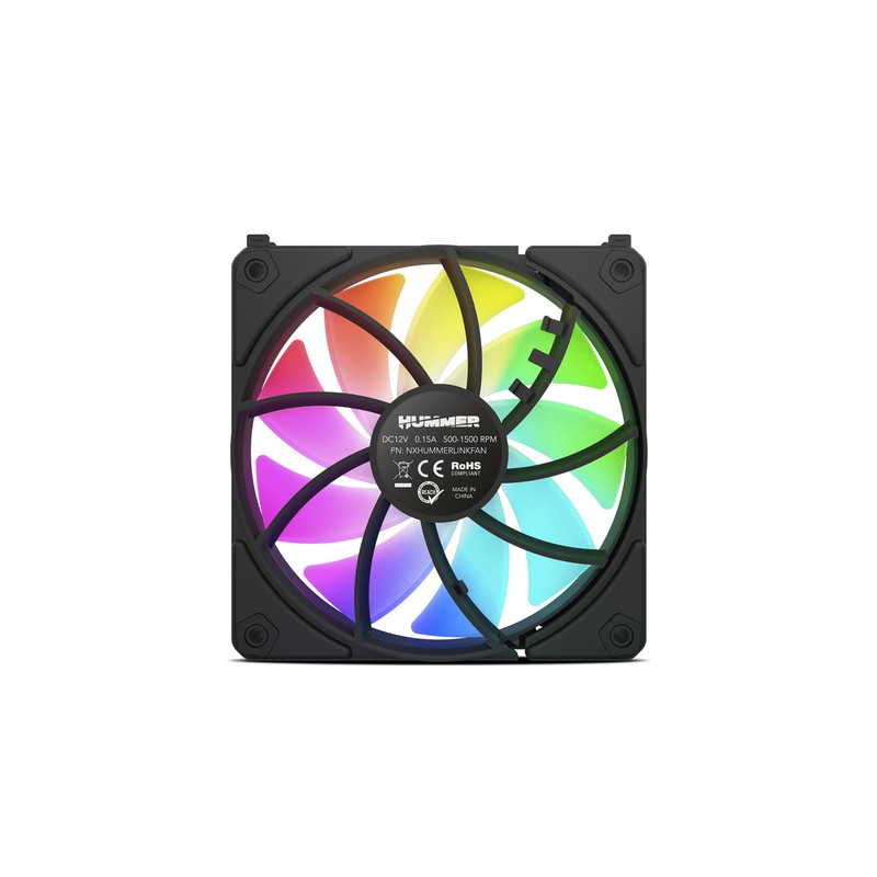 VENTILADOR NOX HUMMER EASYLINK ARGB NEGRO