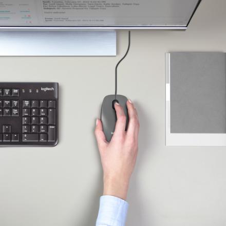 RATON LOGITECH M100 ALAMBRICO NEGRO