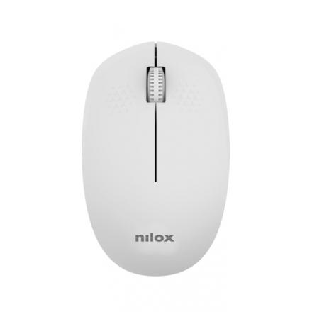 Nilox ratón wireless, 1000 dpi, 3 botones, gris