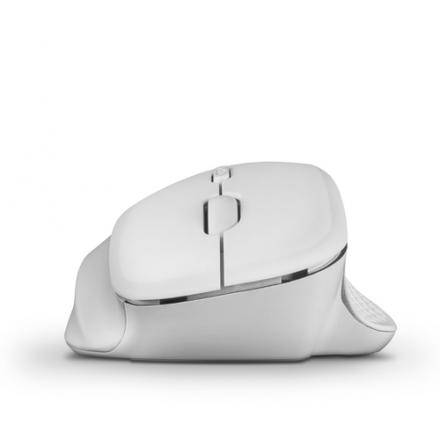 Nilox ratón wireless 3200 dpi, 2.4g, blanco
