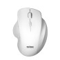 Nilox ratón wireless 3200 dpi, 2.4g, blanco
