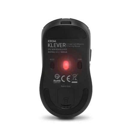 Krom klever raton gaming superligero wireless ngro