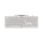 Cherry teclado+lector chip integrado (dnie) blanco