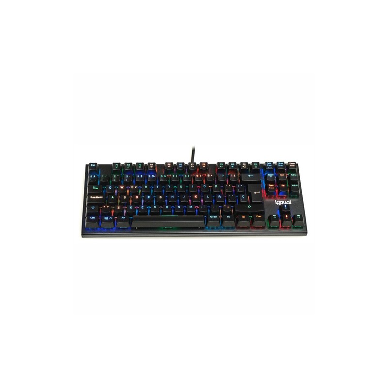 Iggual teclado gaming tkl mecánico onyx rgb negro