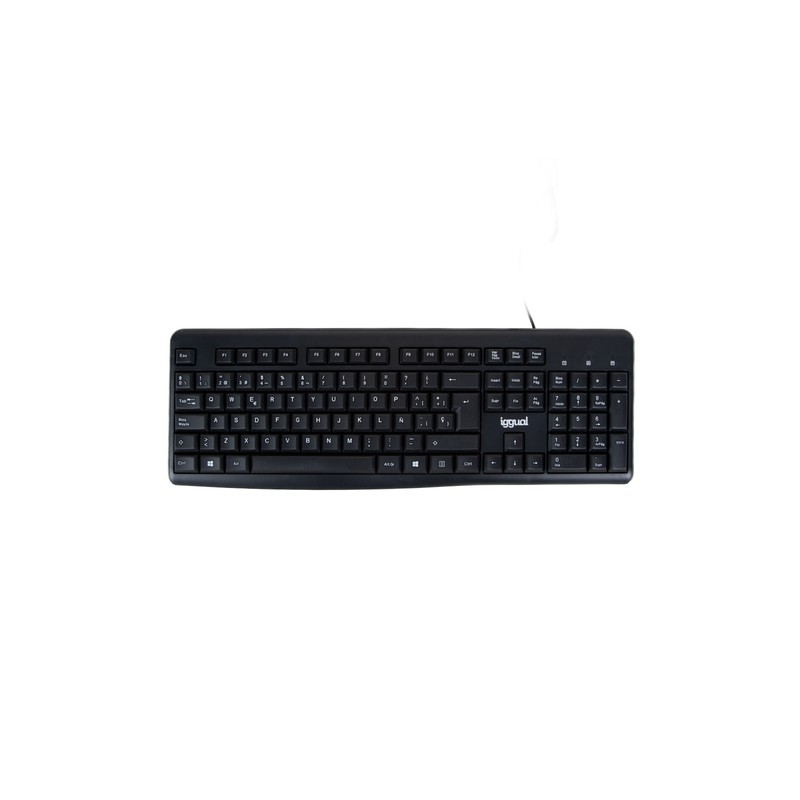Iggual teclado estándar ck-basic2-105t negro