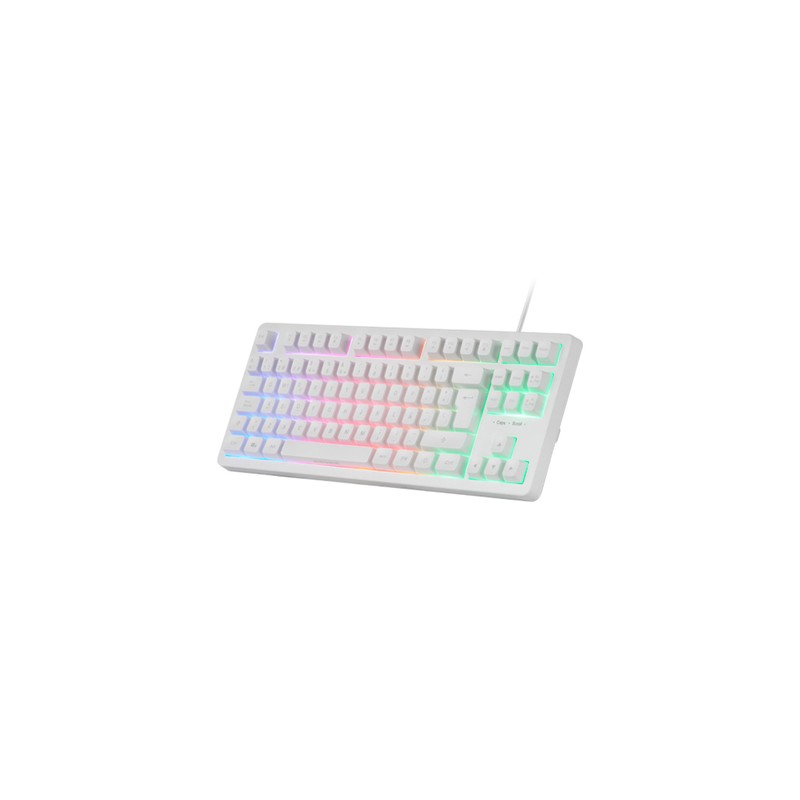 Mars gaming teclado mk023 tkl frgb blanco