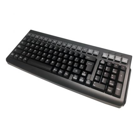 Mustek teclado tpv mkb-800m banda magn. 3 pistas