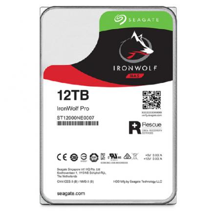 Seagate ironwolf pro nas st12000nt001 12tb 3.5"