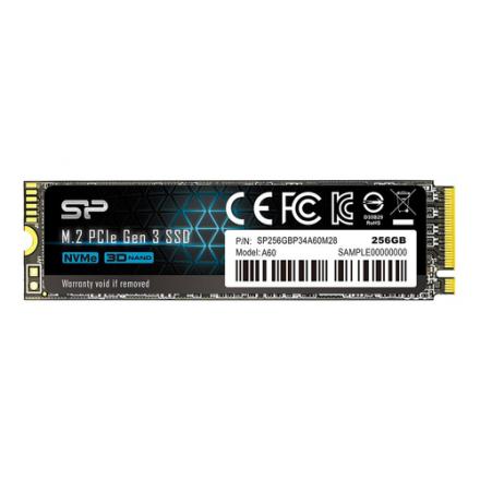 Sp p34a60 256gb ssd m.2 pcie gen3x4 nvme
