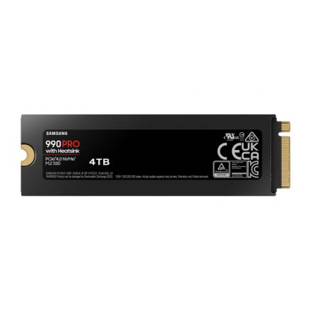 Samsung 990 pro heatsink ssd 4tb pcie 4.0 nvme m.2