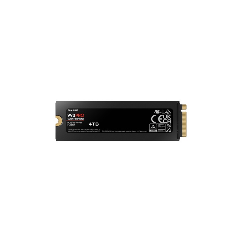 Samsung 990 pro heatsink ssd 4tb pcie 4.0 nvme m.2
