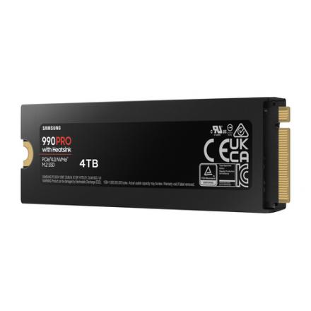 Samsung 990 pro heatsink ssd 4tb pcie 4.0 nvme m.2