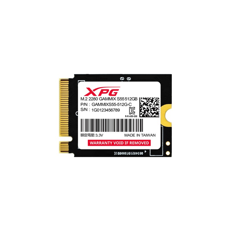 Adata xpg ssd gammix s55 512gb gen4x4 m.2 2230