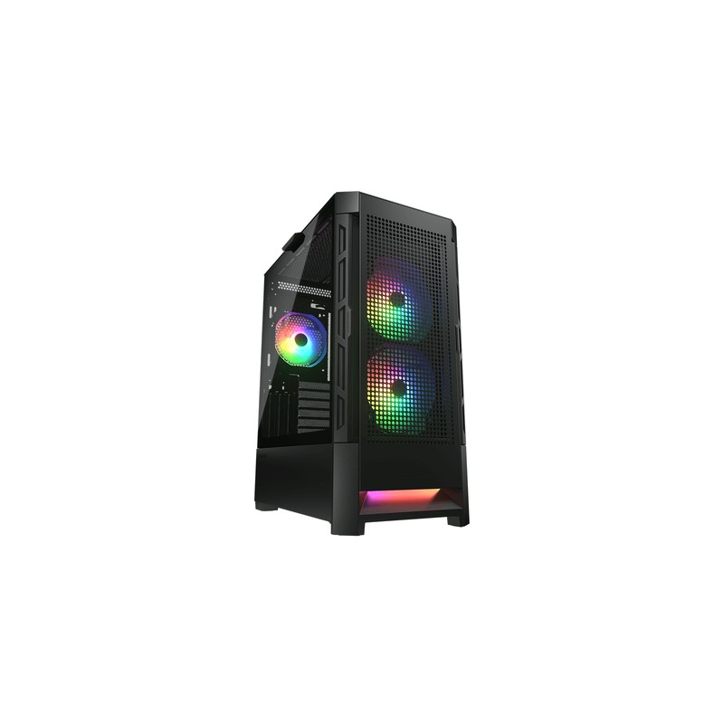 Cougar caja semitorre airface rgb negro